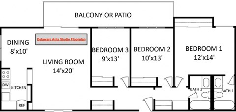 floor plan of the first floor of a house with a living room and a bedroom